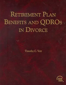 Image of retirement qdros cover page book